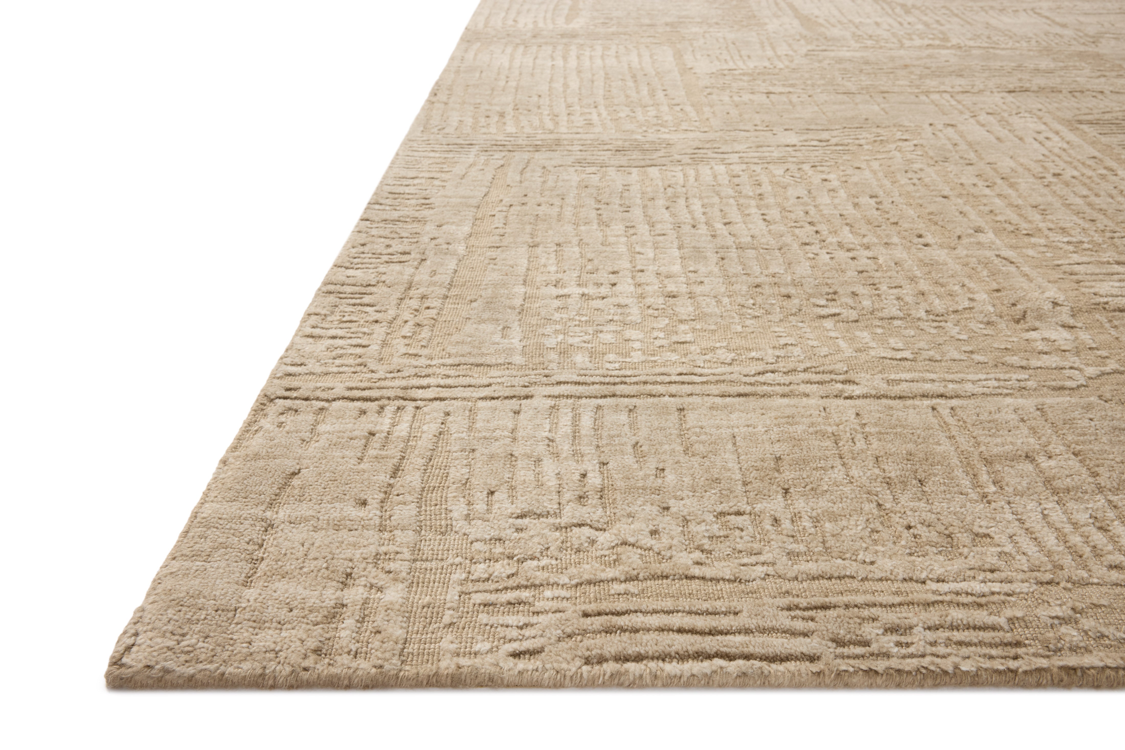 Loloi Woods Oatmeal Rug, 18" x 18" Sample – view 2