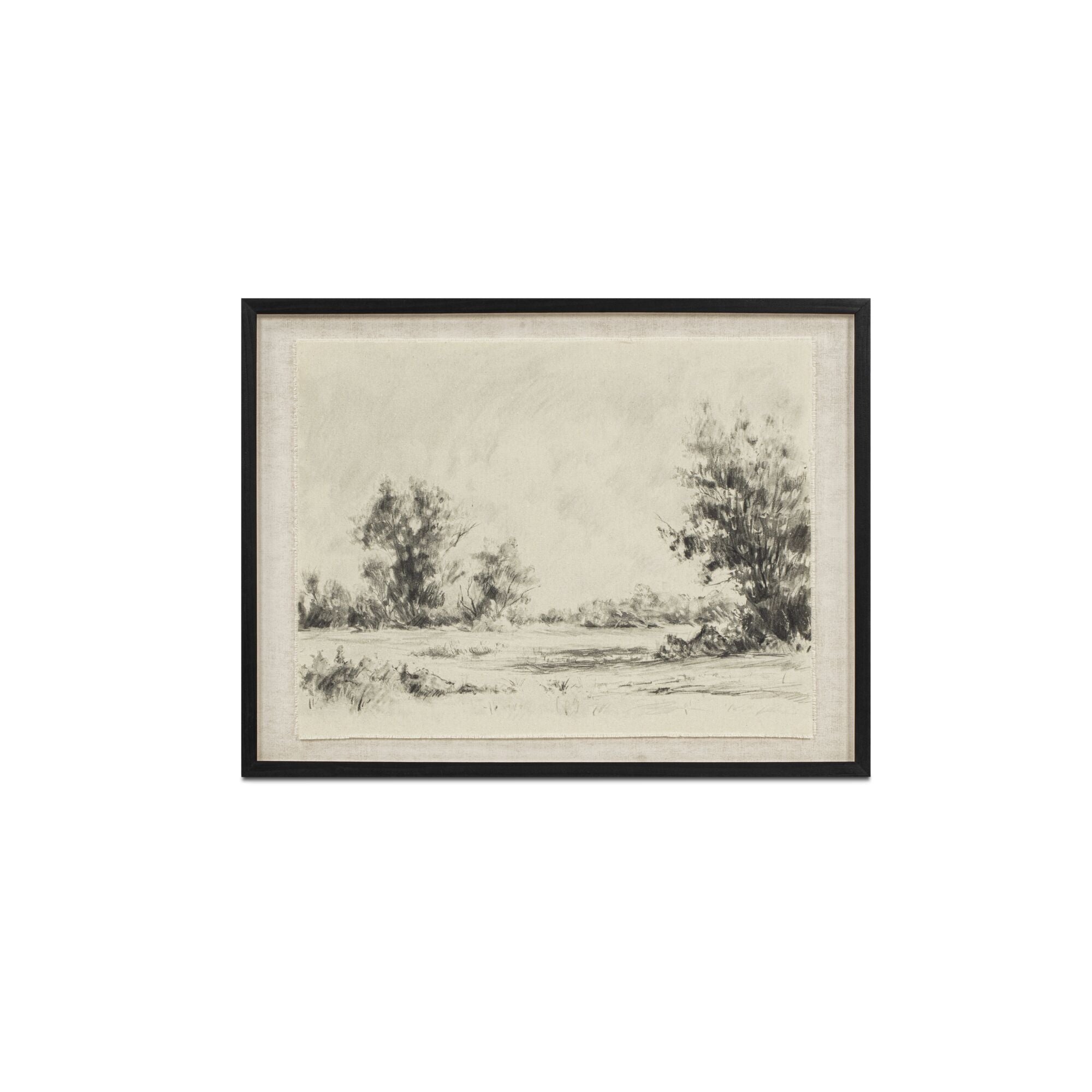 Briar Framed Print On Linen ARTWORK - framed art Moe's Furniture