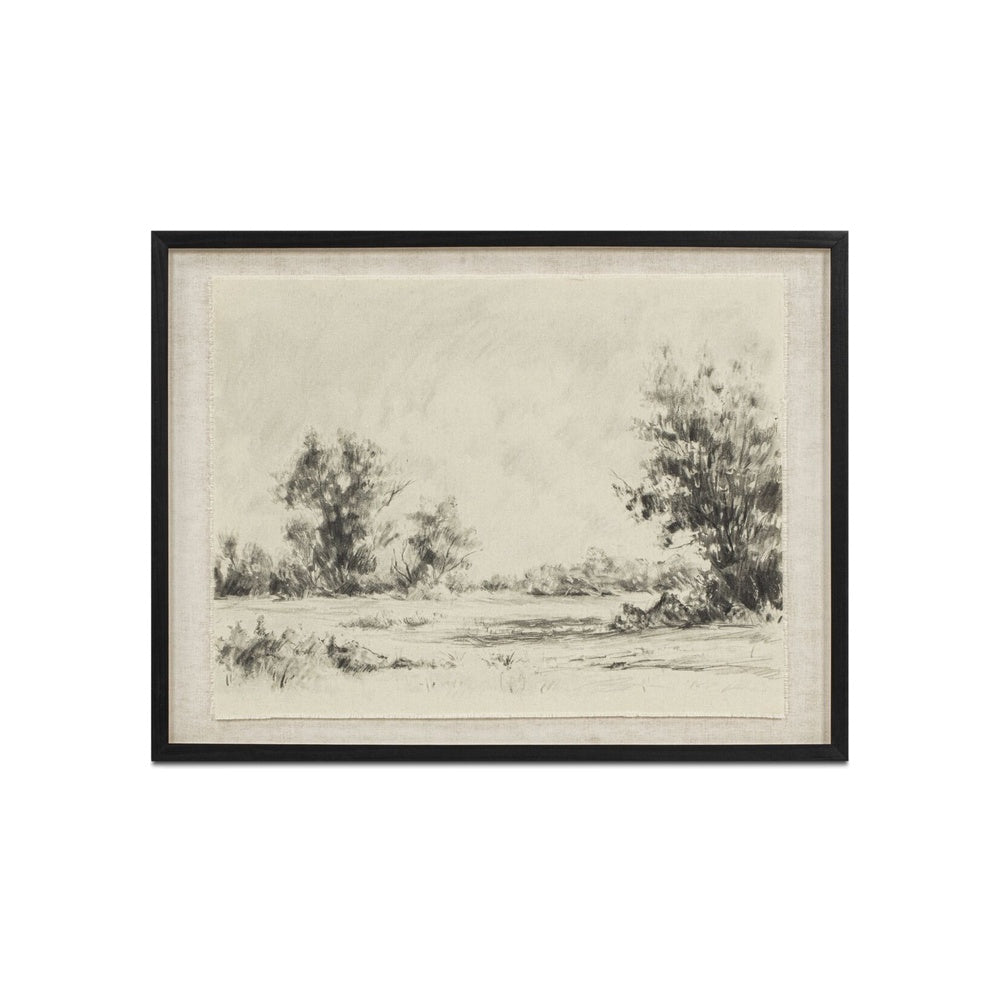 IN STORE - Briar Framed Print On Linen IN STORE - art Moe's Furniture