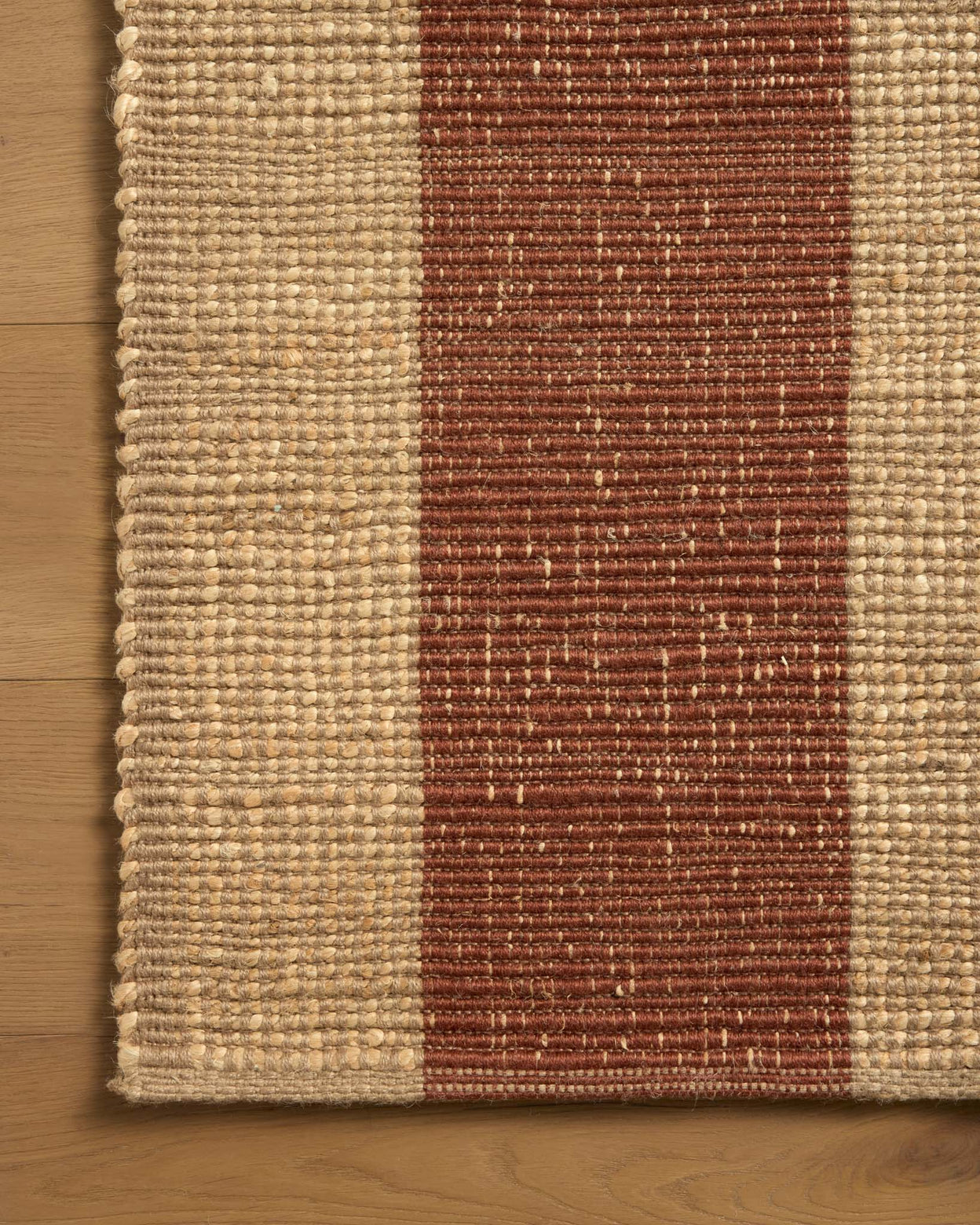 Leanne Ford x Loloi Weatherstaff Natural / Brick Rug RUGS - jute Loloi