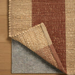 Leanne Ford x Loloi Weatherstaff Natural / Brick Rug RUGS - jute Loloi