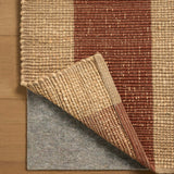 Leanne Ford x Loloi Weatherstaff Natural / Brick Rug RUGS - jute Loloi