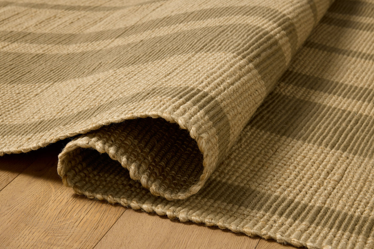 Leanne Ford x Loloi Weatherstaff Natural / Olive Rug RUGS - jute Loloi