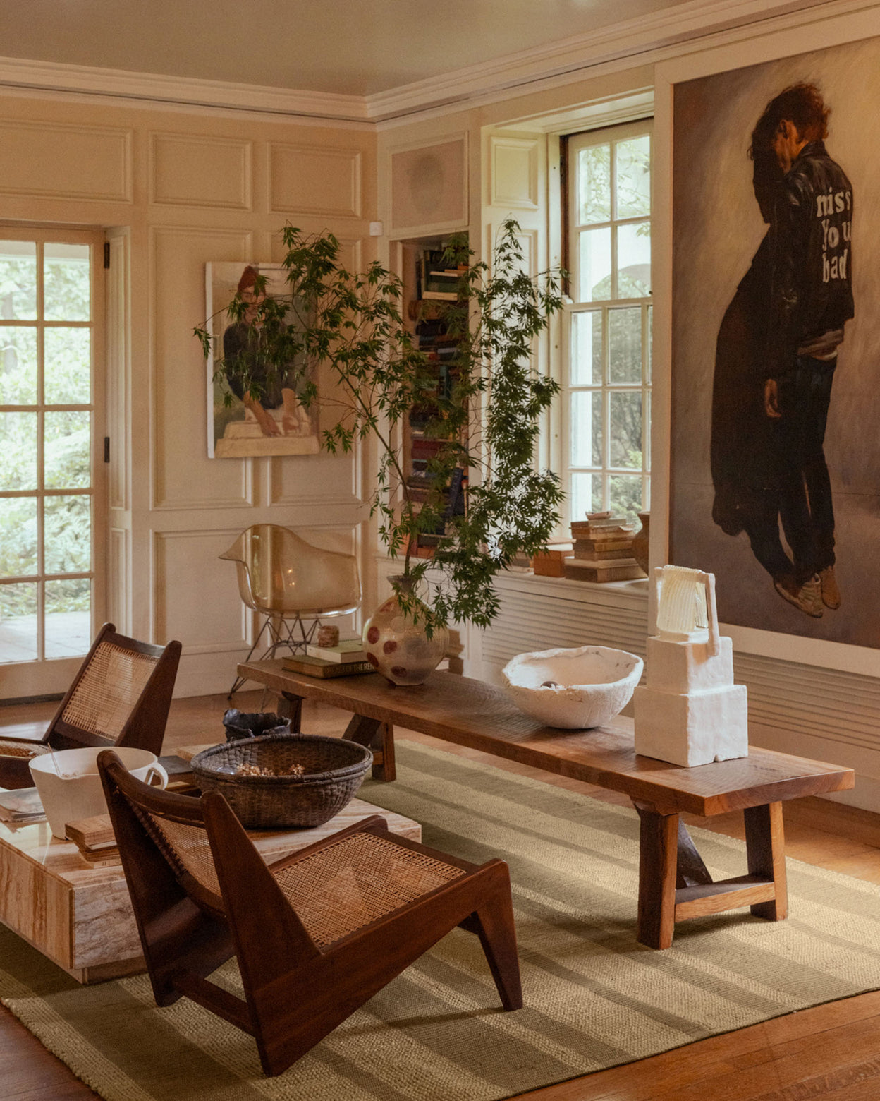 Leanne Ford x Loloi Weatherstaff Natural / Olive Rug RUGS - jute Loloi