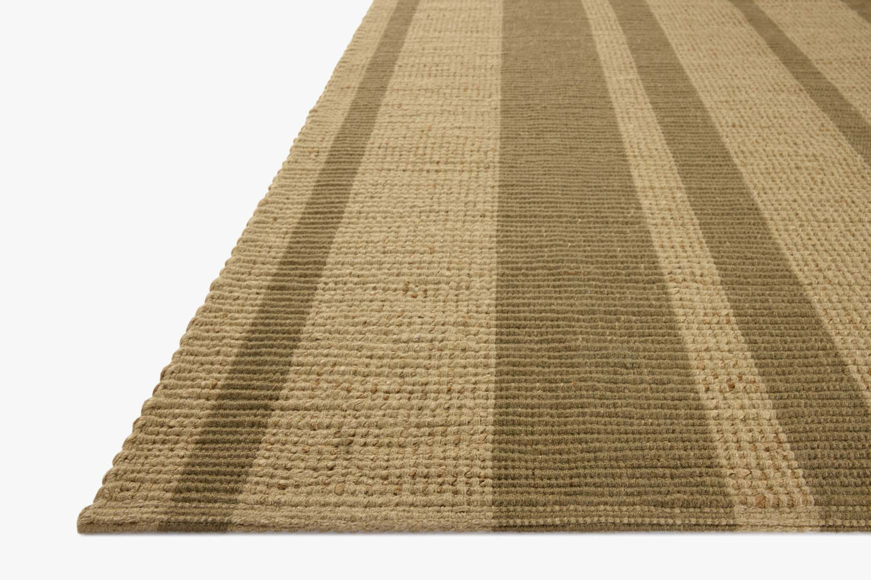Leanne Ford x Loloi Weatherstaff Natural / Olive Rug RUGS - jute Loloi