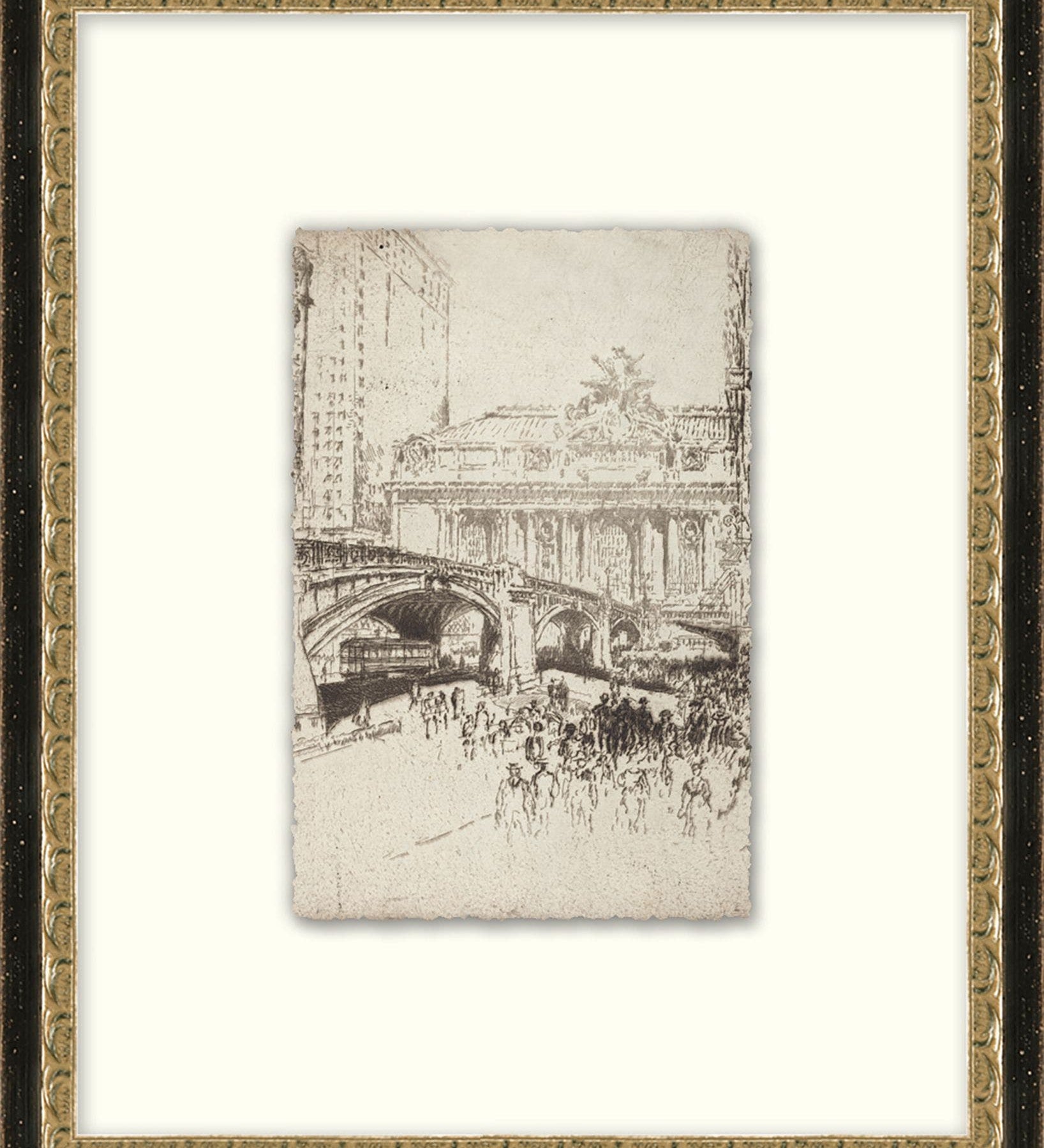 "Sketched in History 11" Framed Art Print ARTWORK - framed art Wendover Art Group
