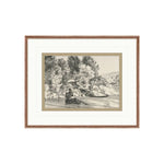"Sketched River Impressions" Framed Art Print ARTWORK - framed art Wendover Art Group Sketched River Impressions 2
