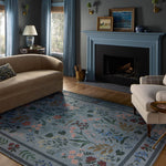 Rifle Paper Co. x Loloi Wildwood Blue Rug RUGS-patterned Loloi