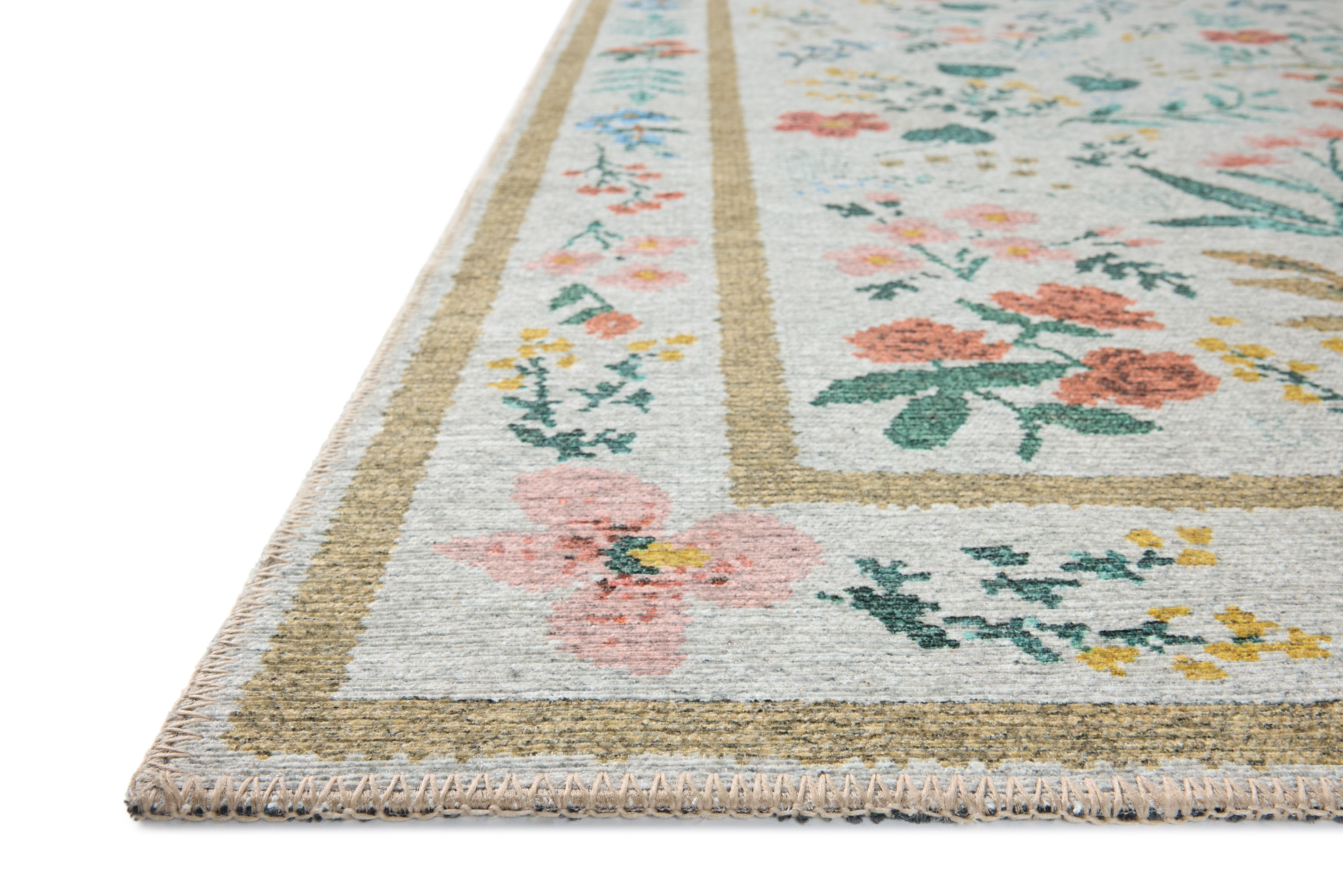 Rifle Paper Co. x Loloi Wildwood Cream Rug RUGS-patterned Loloi