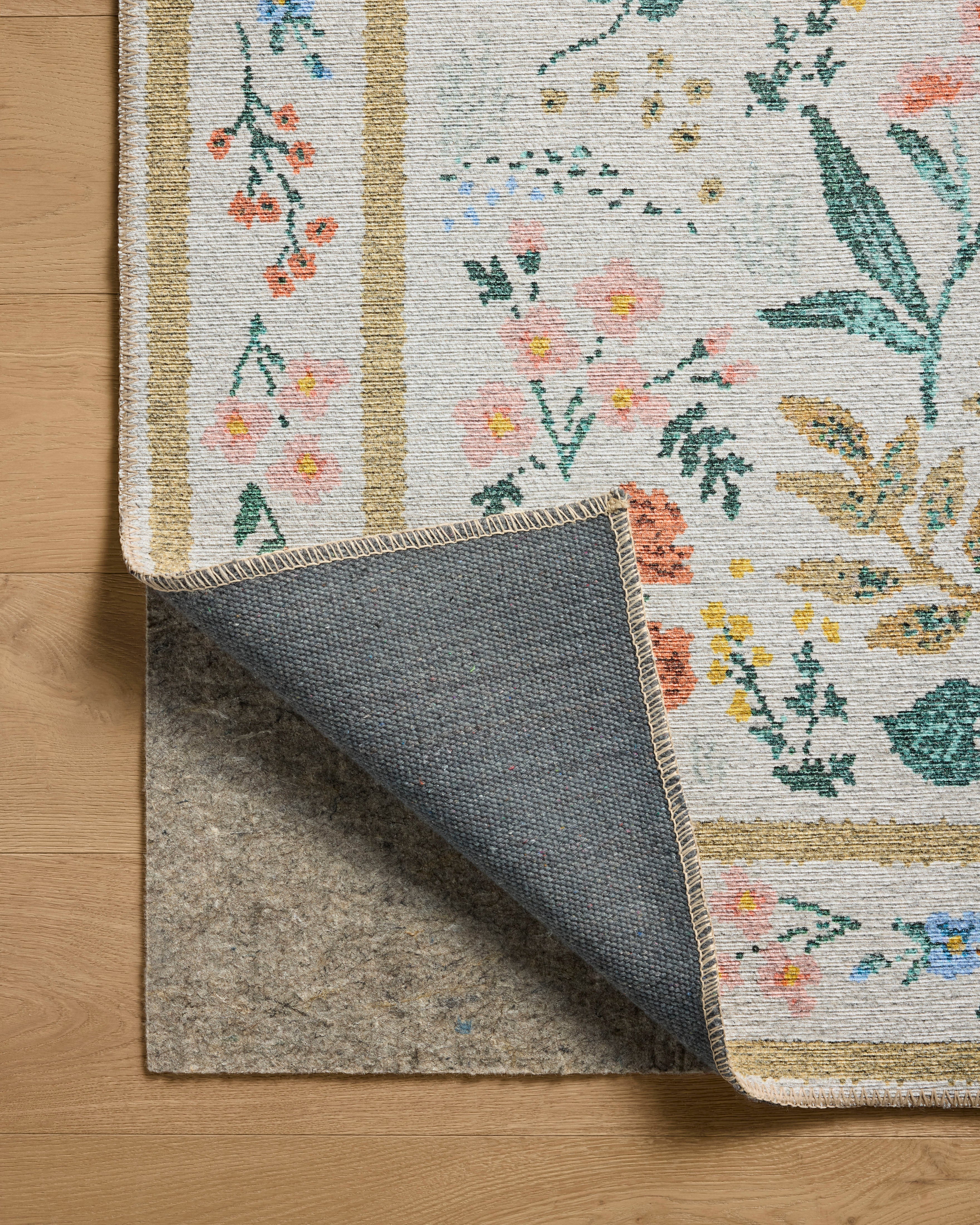 Rifle Paper Co. x Loloi Wildwood Cream Rug RUGS-patterned Loloi