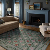 Rifle Paper Co. x Loloi Wildwood Green Rug RUGS-patterned Loloi