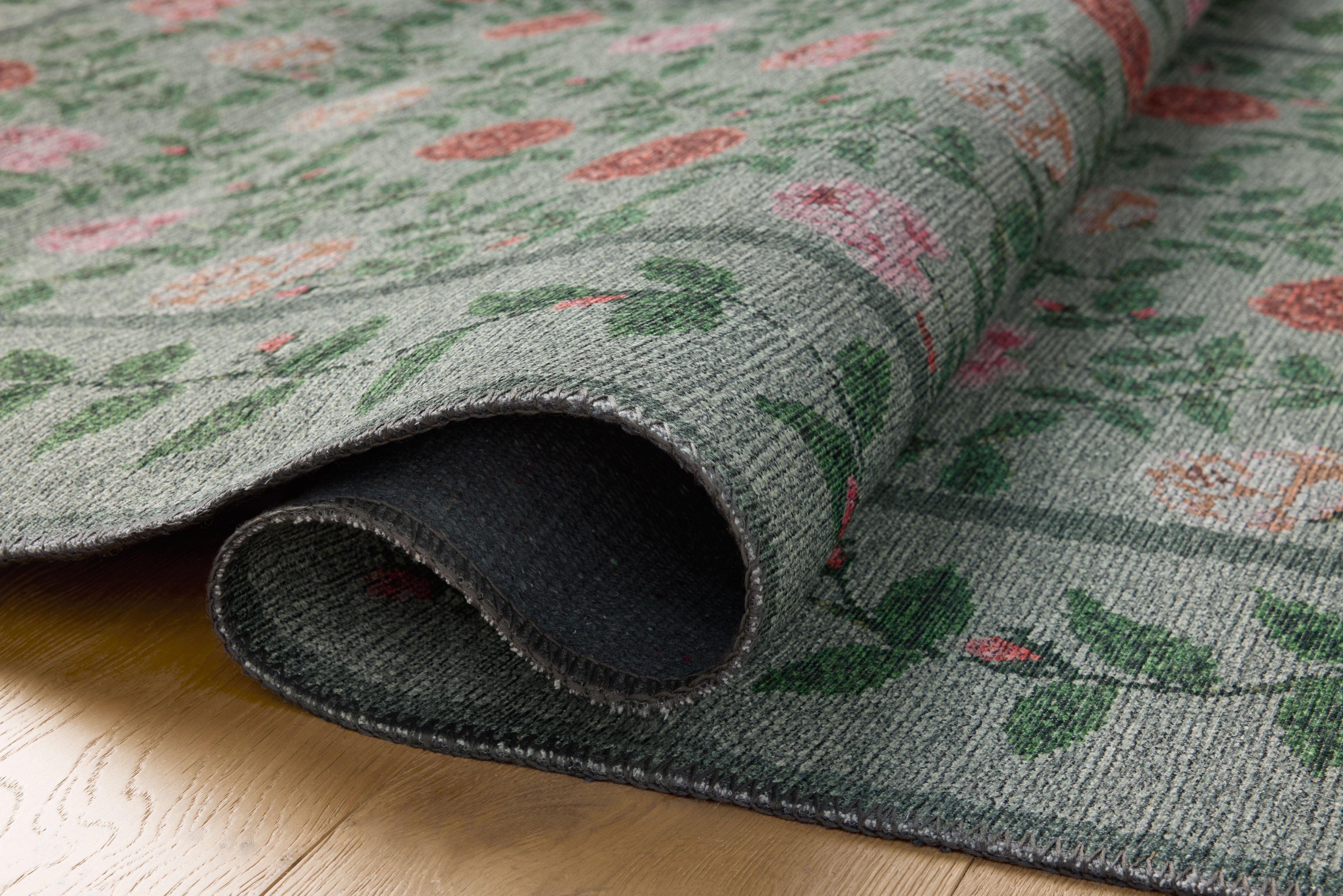 Rifle Paper Co. x Loloi Wildwood Green Rug RUGS-patterned Loloi