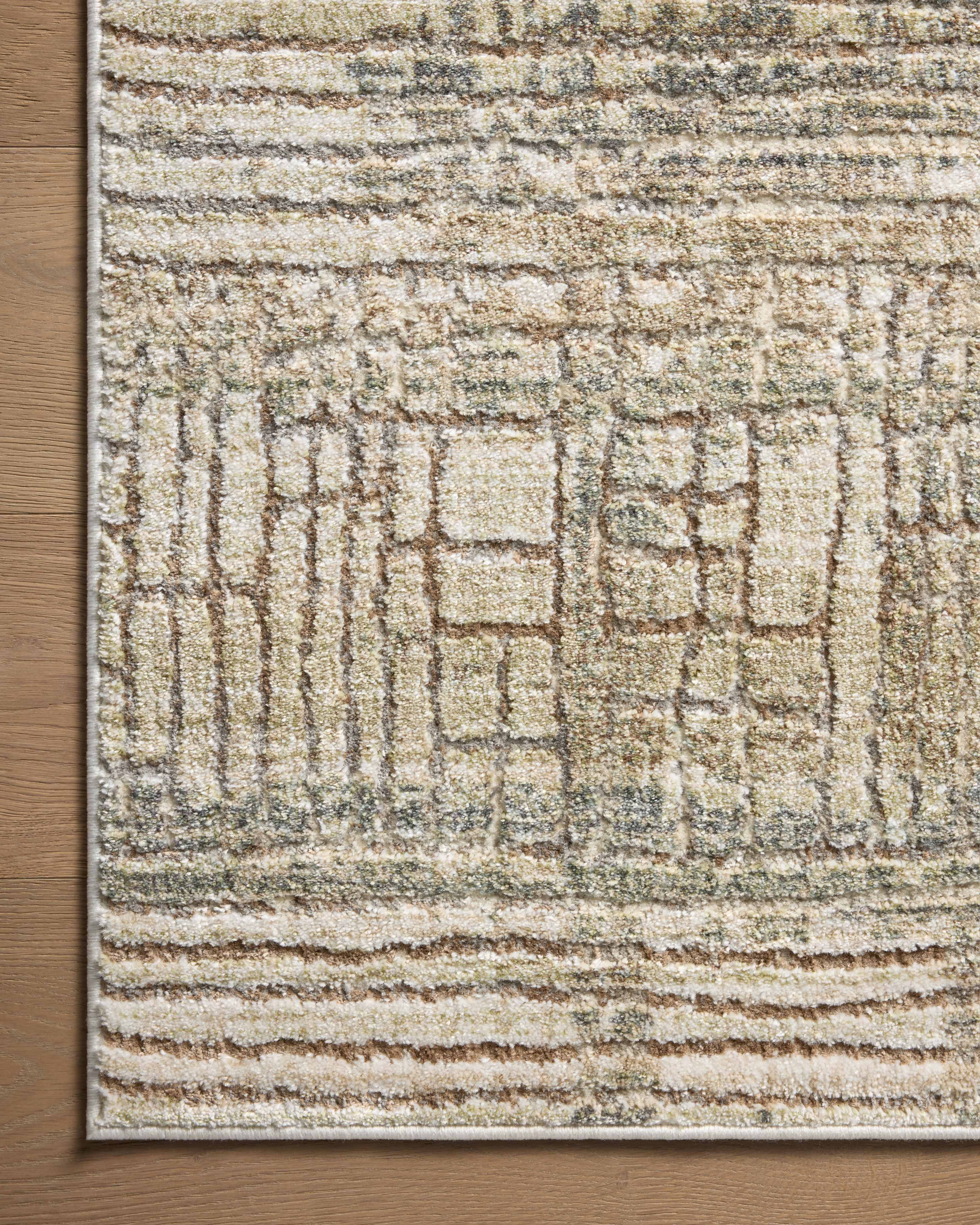 Loloi Wyatt Lagoon / Natural Runner Rug RUGS - synthetic Loloi