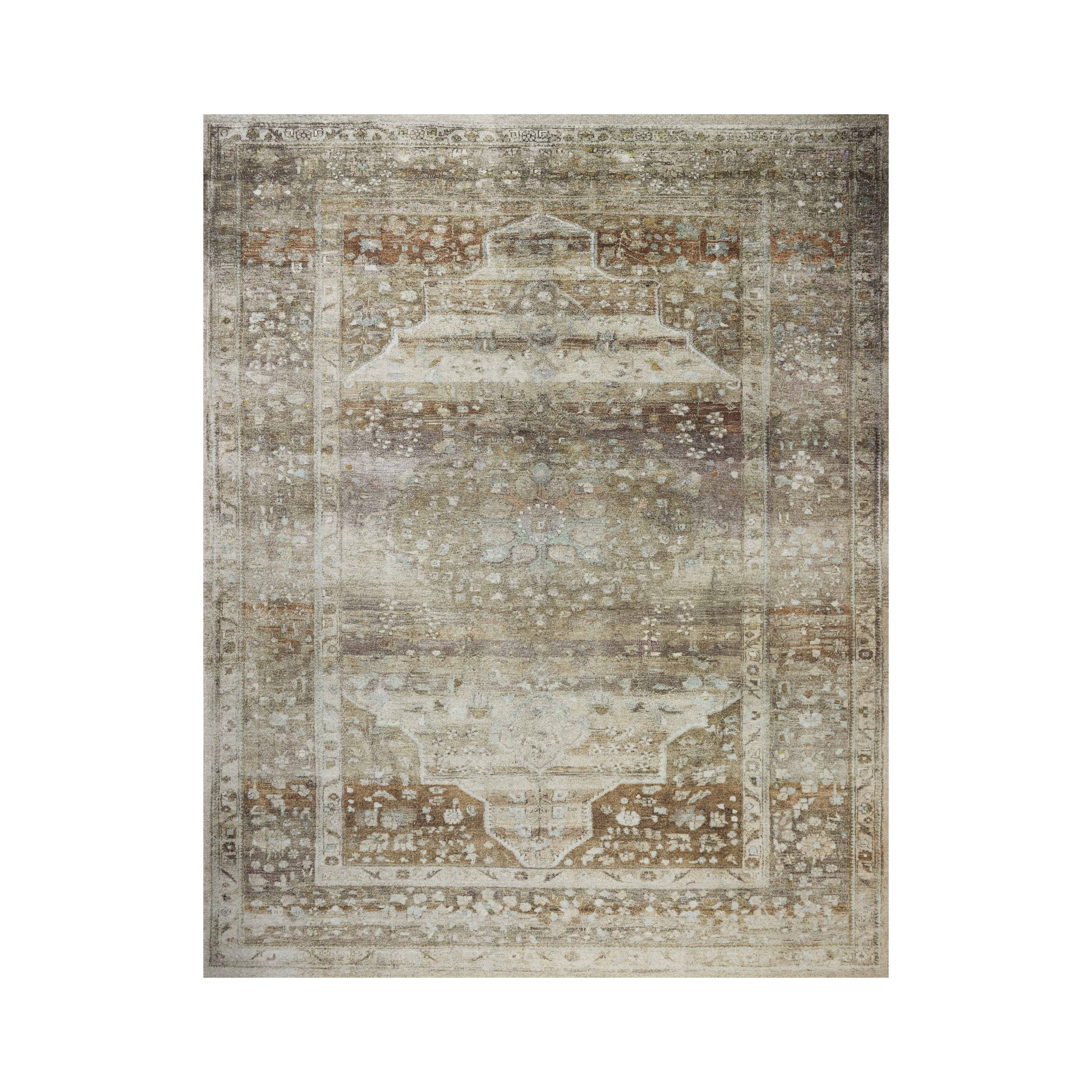 Magnolia Home by Joanna Gaines x Loloi Wimberly Earth / Multi Rug RUGS - synthetic Loloi 18" x 18" sample