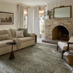 Magnolia Home by Joanna Gaines x Loloi Wimberly Lagoon / Wheat Rug RUGS - synthetic Loloi