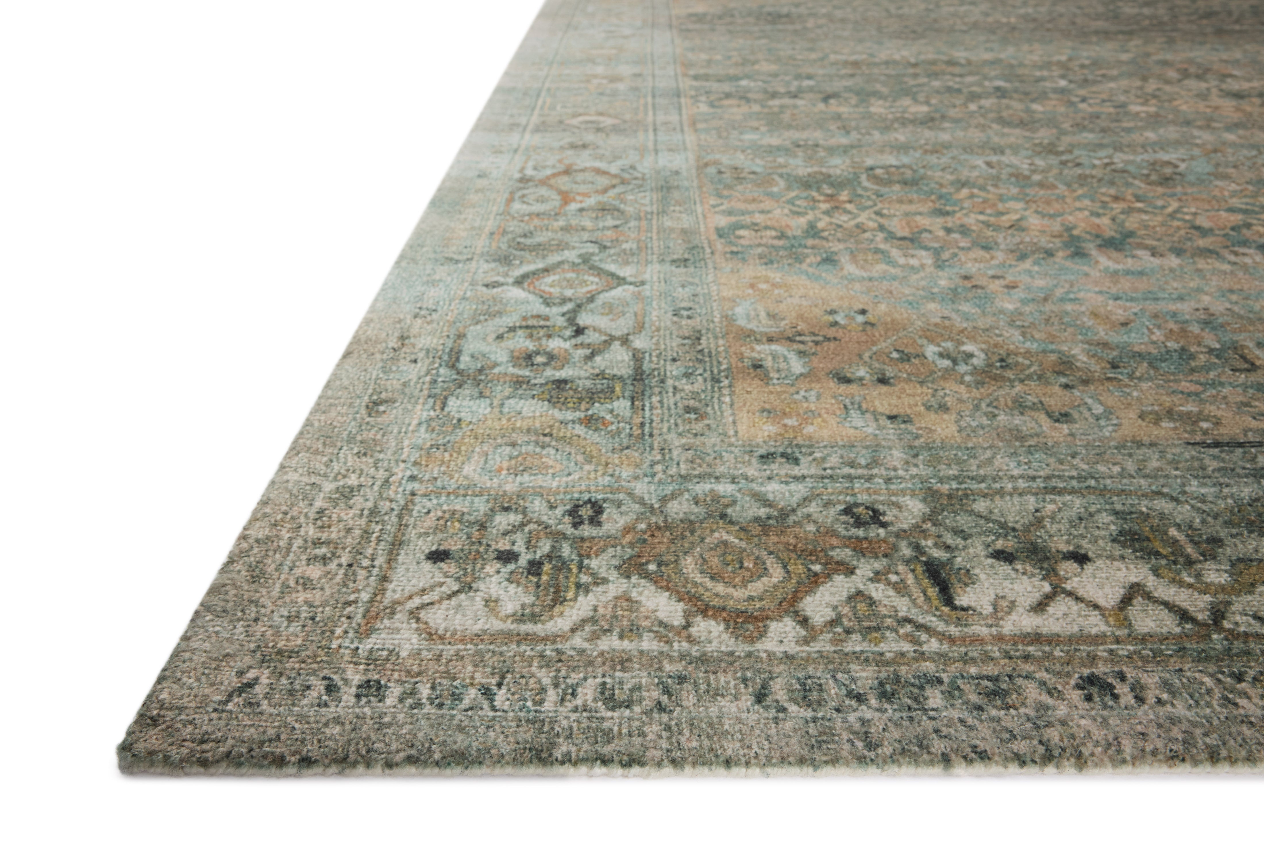 Joanna Gaines x Loloi Wimberly Lagoon / Wheat Rug RUGS - synthetic Loloi