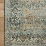 Magnolia Home by Joanna Gaines x Loloi Wimberly Lagoon / Wheat Rug RUGS - synthetic Loloi