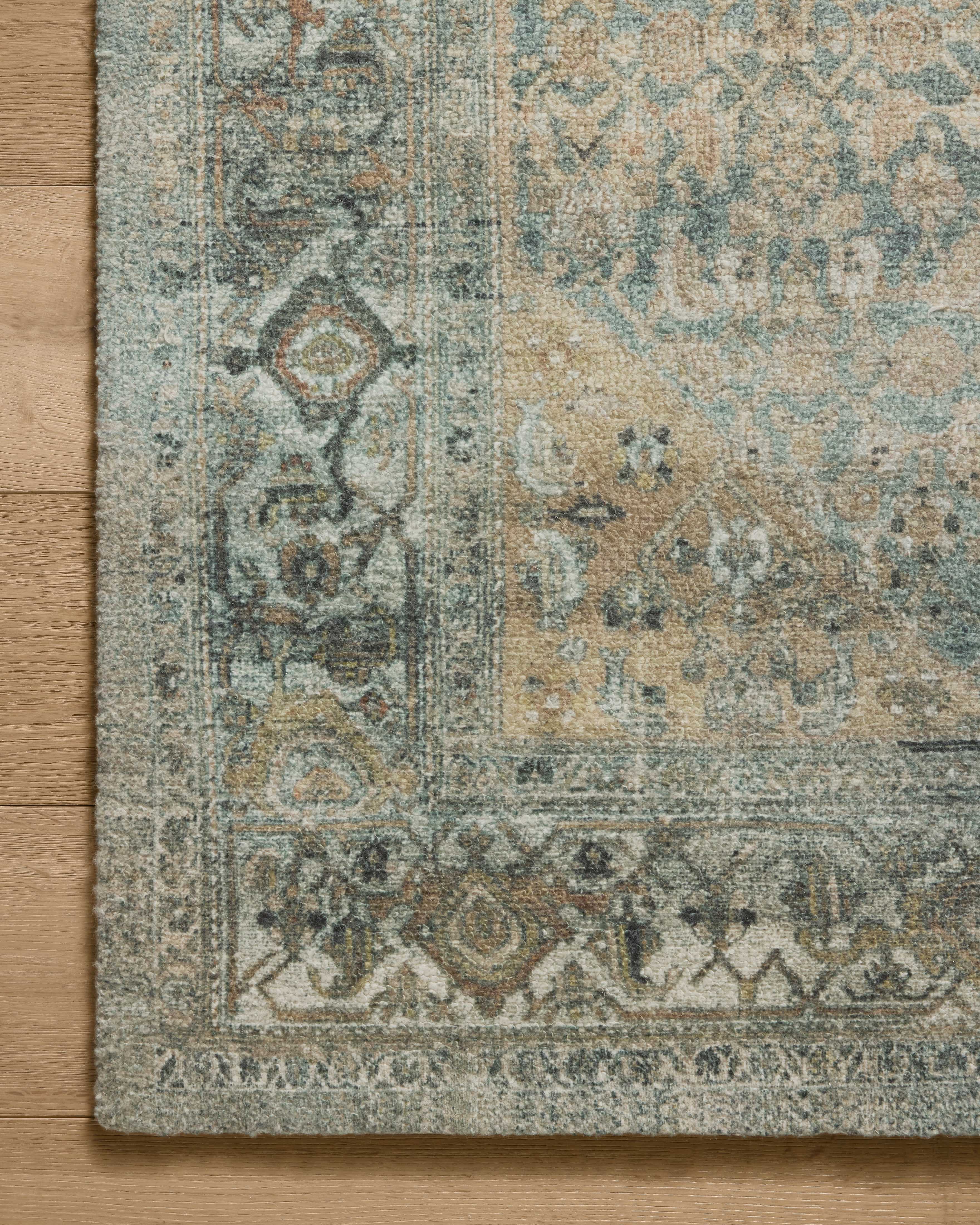 Magnolia Home by Joanna Gaines x Loloi Wimberly Lagoon / Wheat Rug RUGS - synthetic Loloi