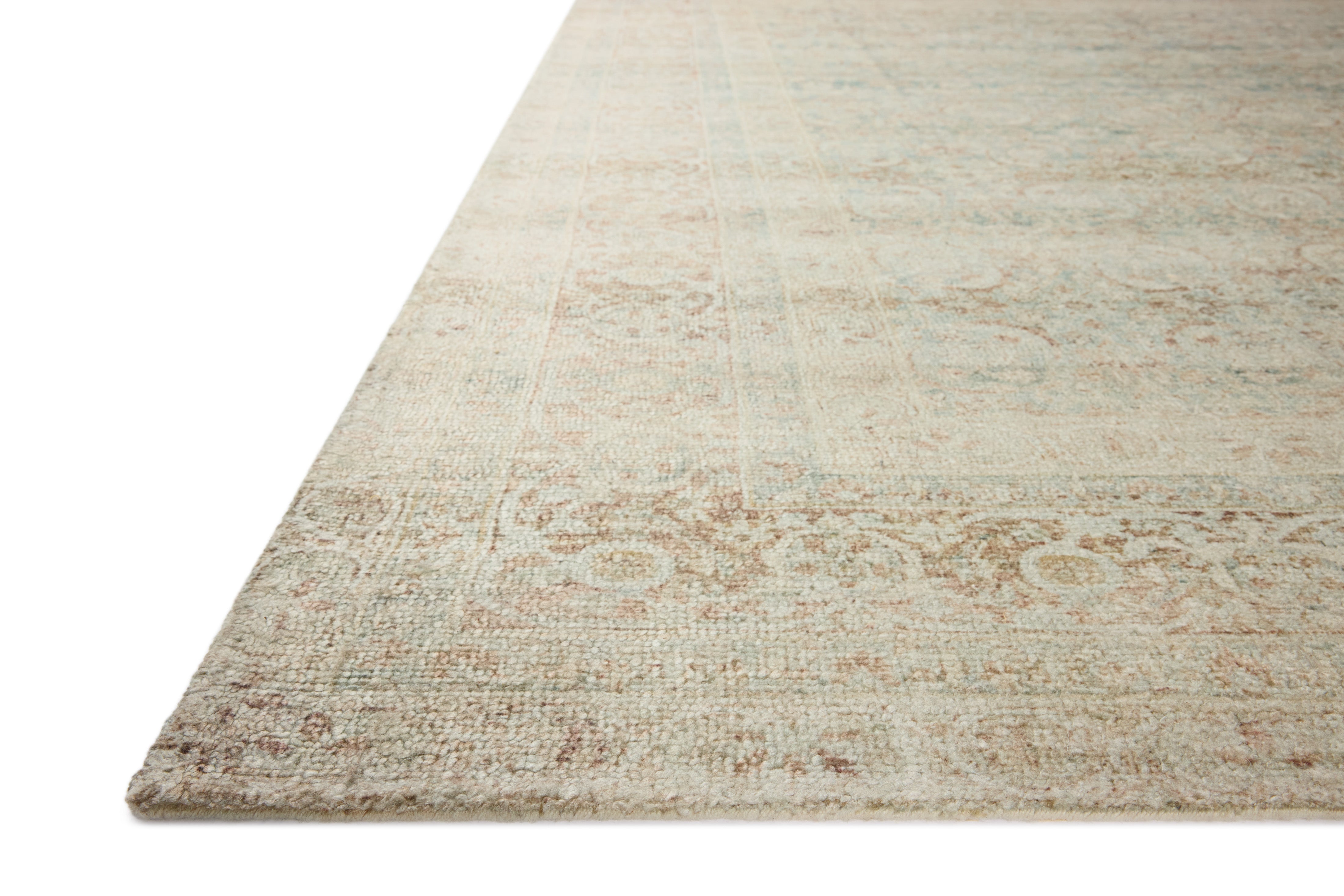 Magnolia Home by Joanna Gaines x Loloi Wimberly Sky / Copper Rug RUGS - synthetic Loloi 18" x 18" sample