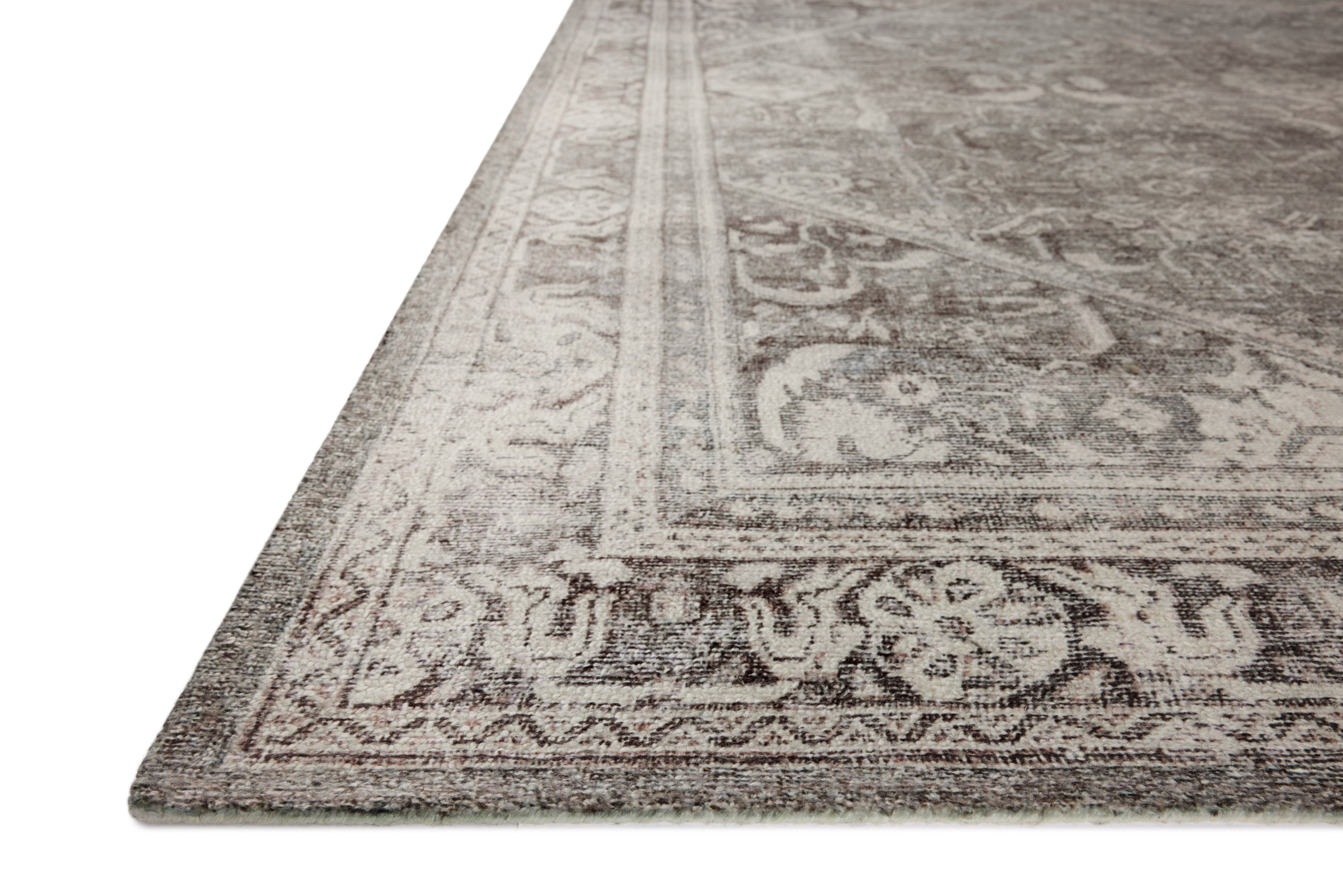 Magnolia Home by Joanna Gaines x Loloi Wimberly Ink / Bone Rug RUGS - synthetic Loloi 18" x 18" sample