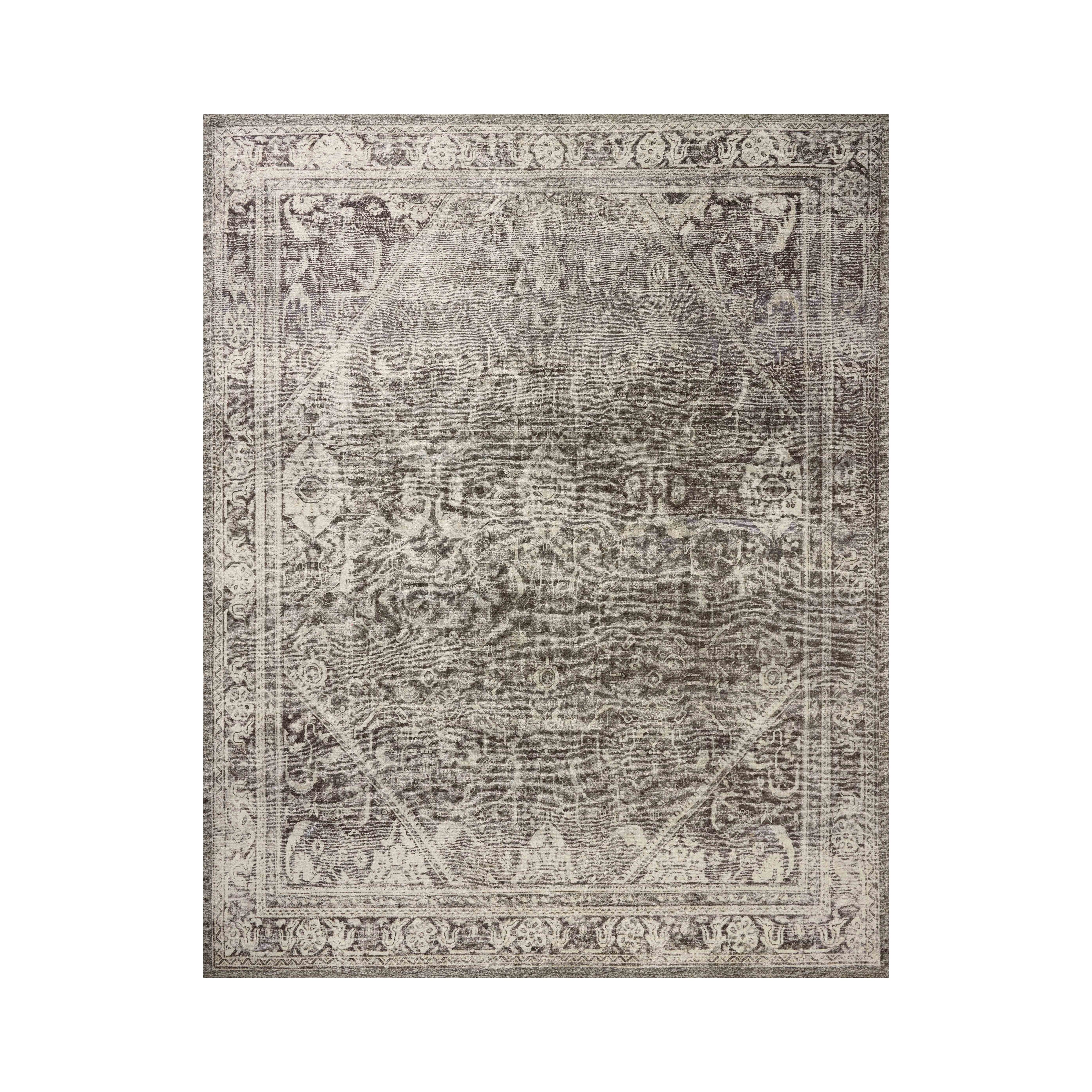 Magnolia Home by Joanna Gaines x Loloi Wimberly Ink / Bone Rug RUGS - synthetic Loloi 18" x 18" sample