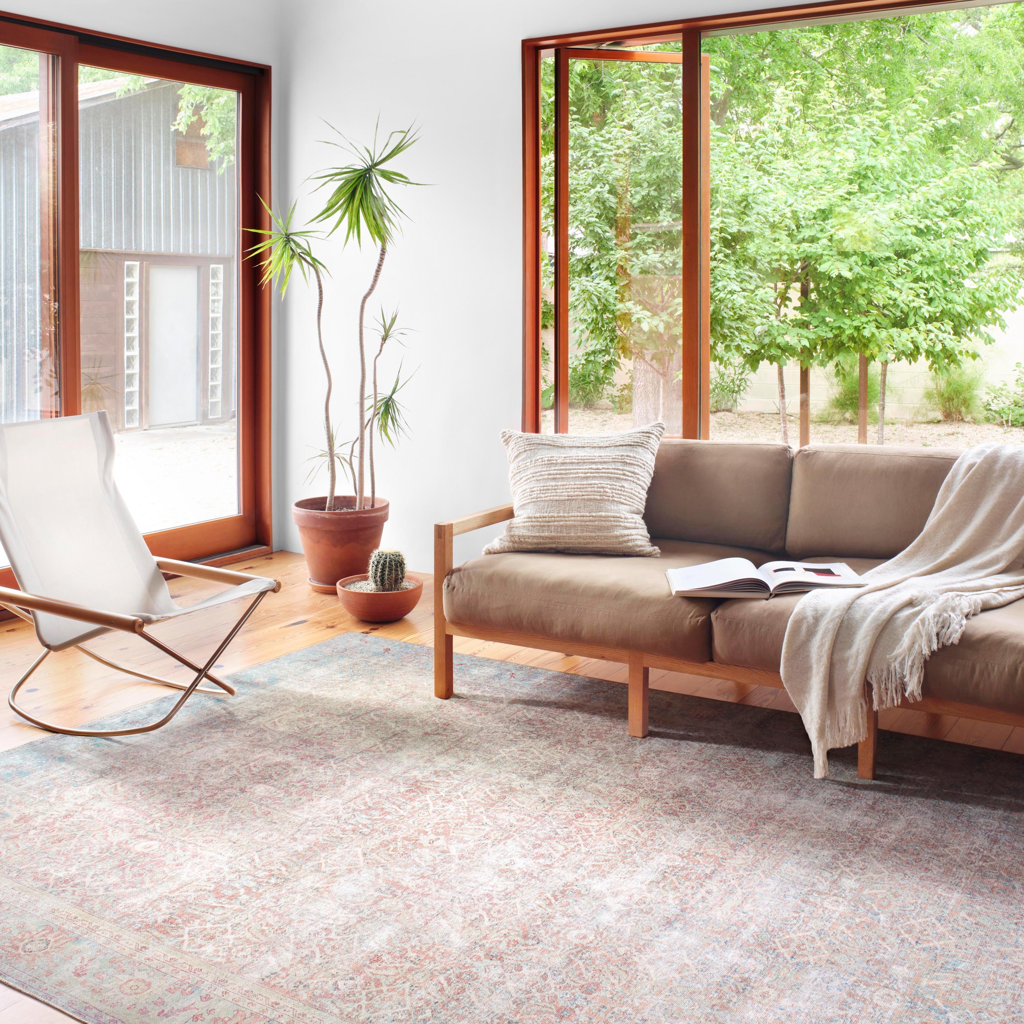 Loloi Wynter Red / Teal Rug RUGS - synthetic Loloi
