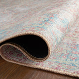 Loloi Wynter Red / Teal Rug RUGS - synthetic Loloi