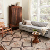 Loloi Wynter Graphite / Blush Rug 2-RUGS - patterned Loloi