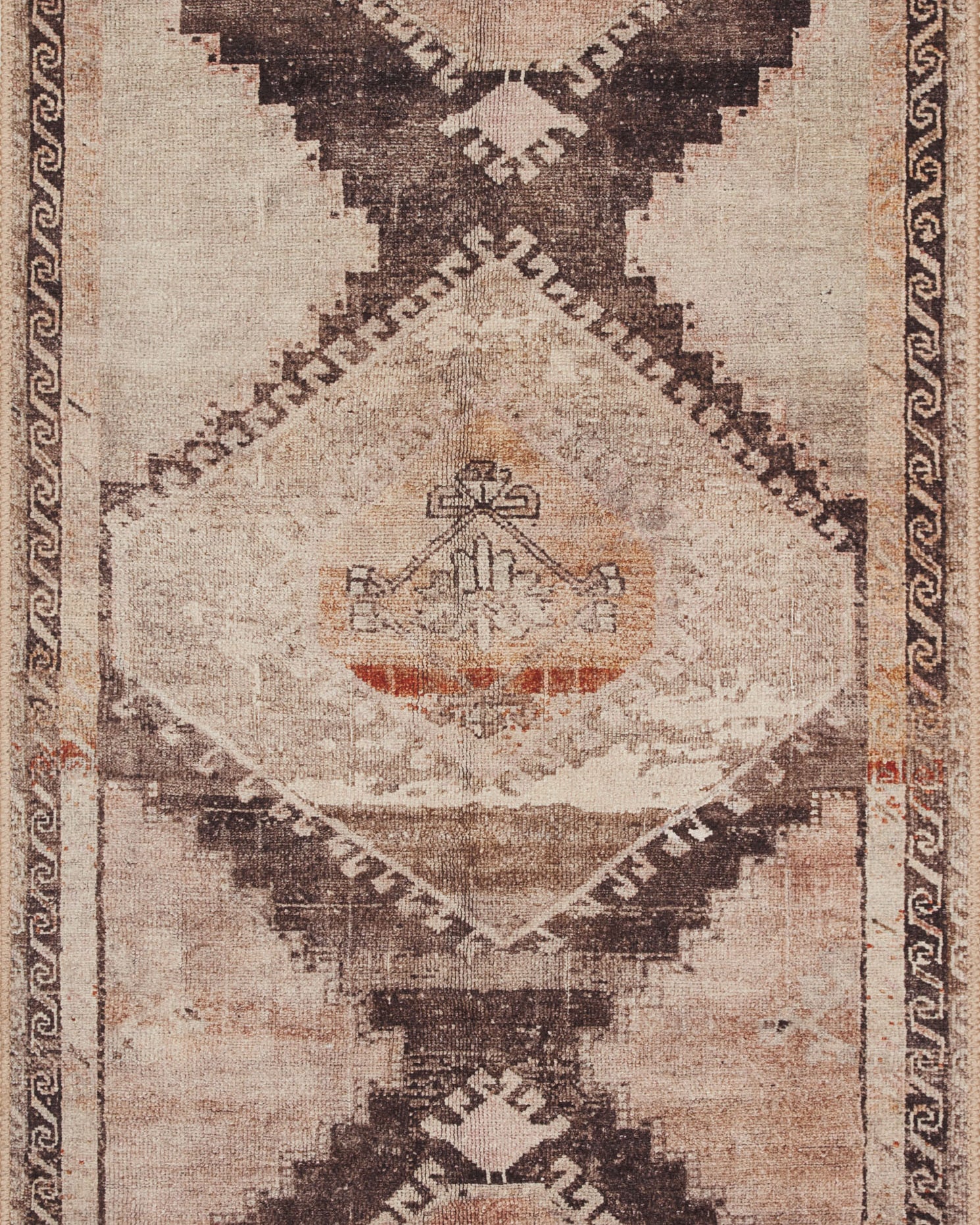 Loloi Wynter Graphite / Blush Rug 2-RUGS - patterned Loloi