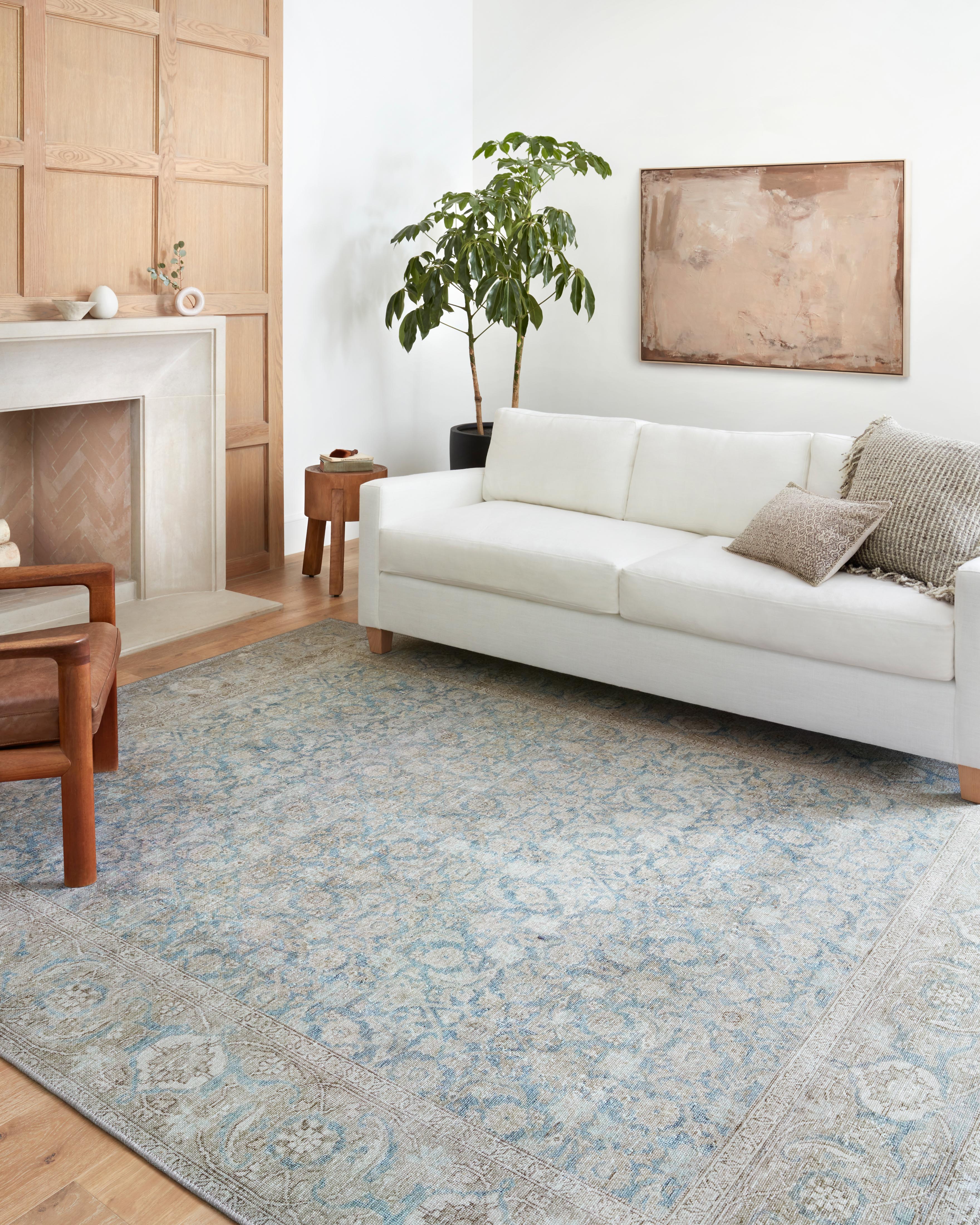 Loloi Wynter Ocean / Silver Rug patterned rugs Loloi