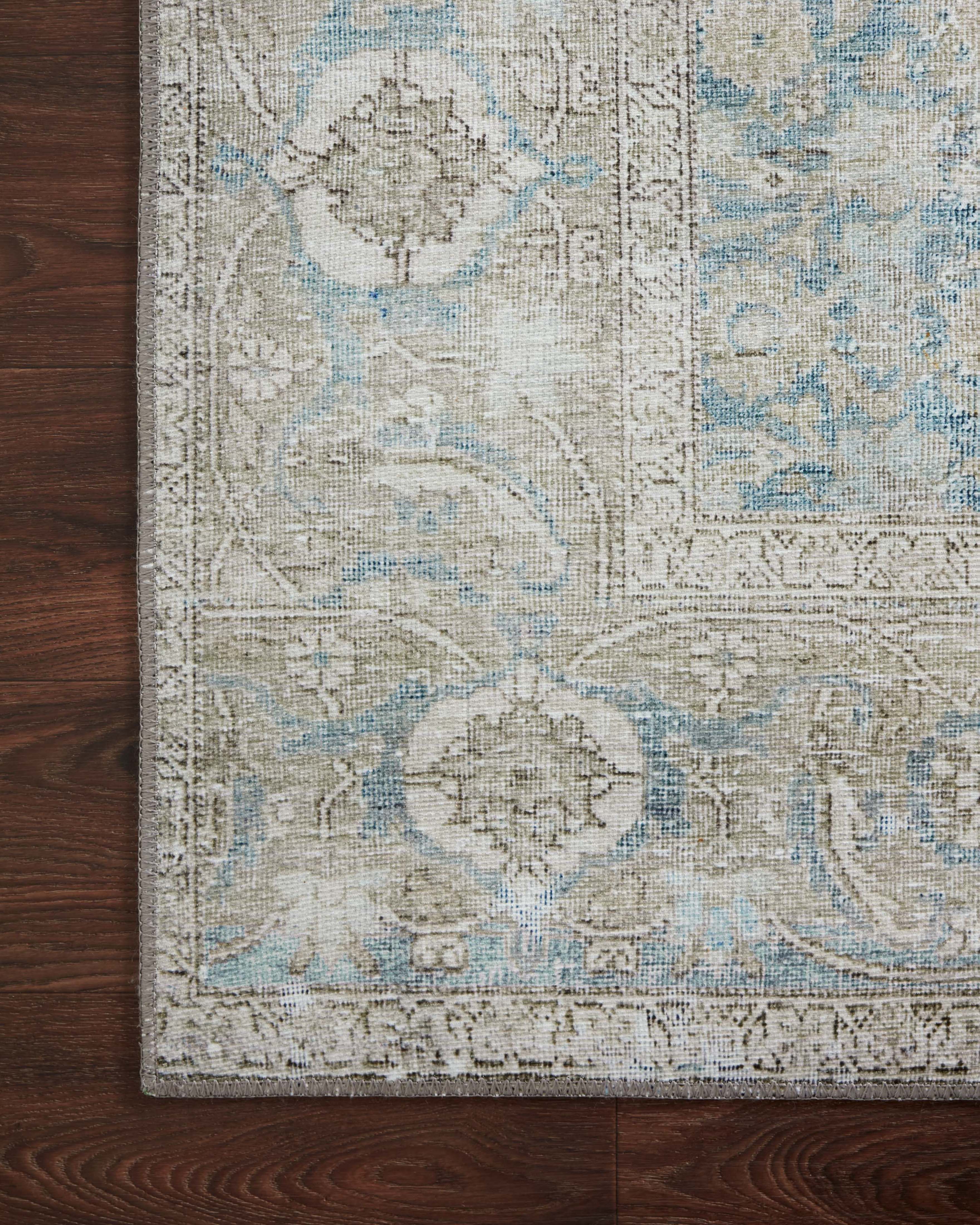 Loloi Wynter Ocean / Silver Rug patterned rugs Loloi