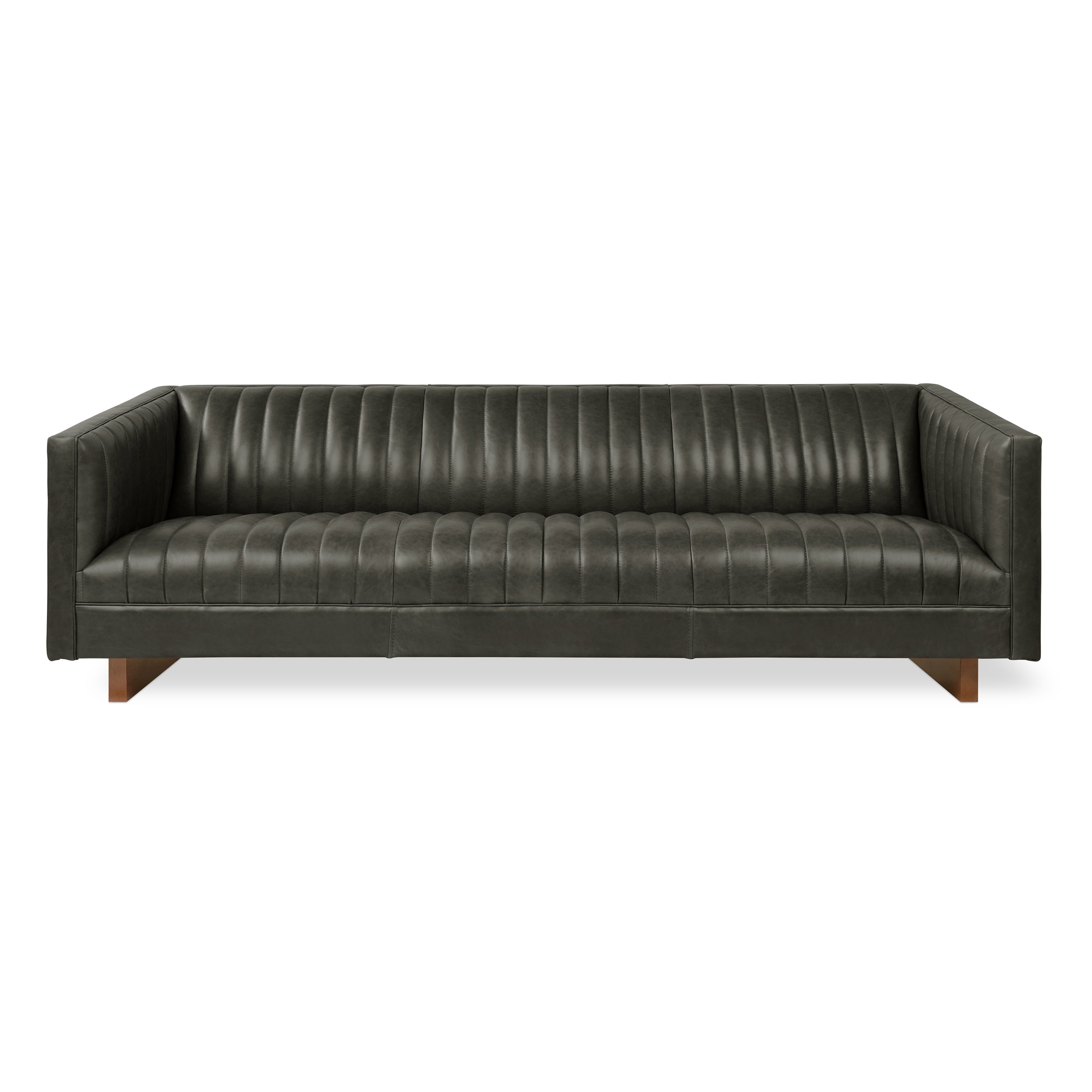 Gus* Modern Wallace 84" Sofa FURNITURE - sofa Gus Tucson Char Leather