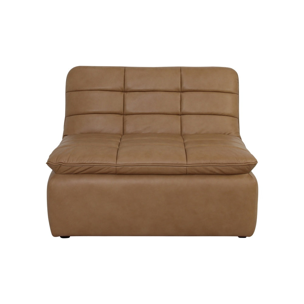 Linnea Slipper Chair Furniture - slipper chairs Moe's Furniture Tan