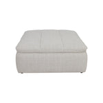 Linnea Ottoman FURNITURE - ottomans Moe's Furniture Leather