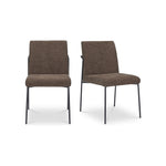 Dreiden Dining Chair - Set Of Two FURNITURE - dining chairs Moe's Furniture Dark Brown