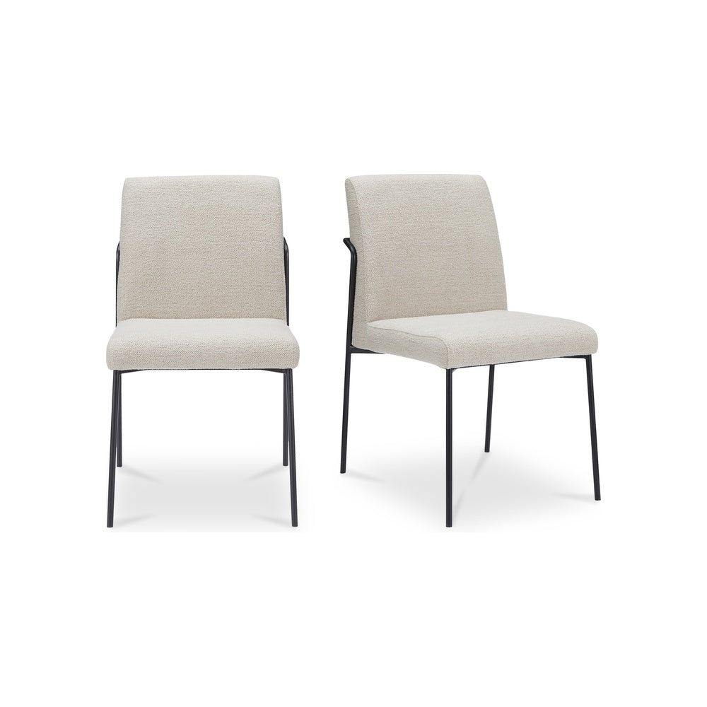 Dreiden Dining Chair - Set Of Two FURNITURE - dining chairs Moe's Furniture Ivory
