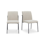 Dreiden Dining Chair - Set Of Two FURNITURE - dining chairs Moe's Furniture Ivory