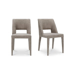 Jetty Dining Chair - Set Of Two FURNITURE - dining chairs Moe's Furniture Light Brown