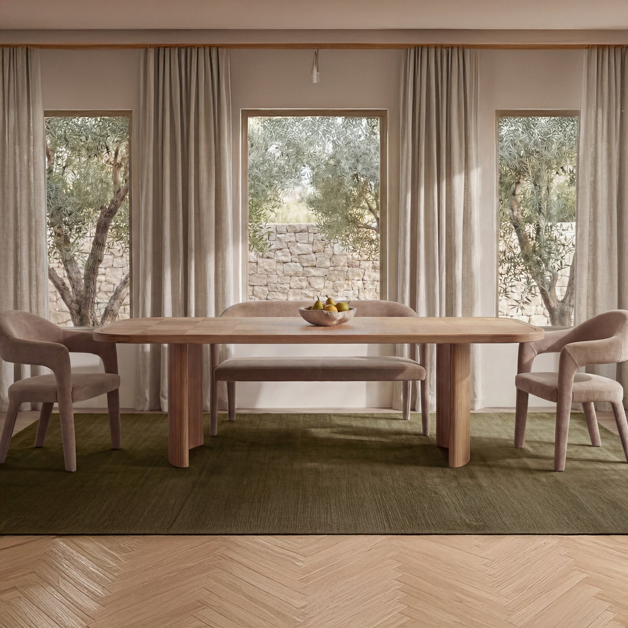 Martens Dining Bench FURNITURE - dining bench Moe's Furniture