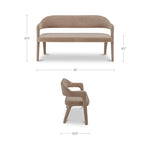 Martens Dining Bench FURNITURE - dining bench Moe's Furniture