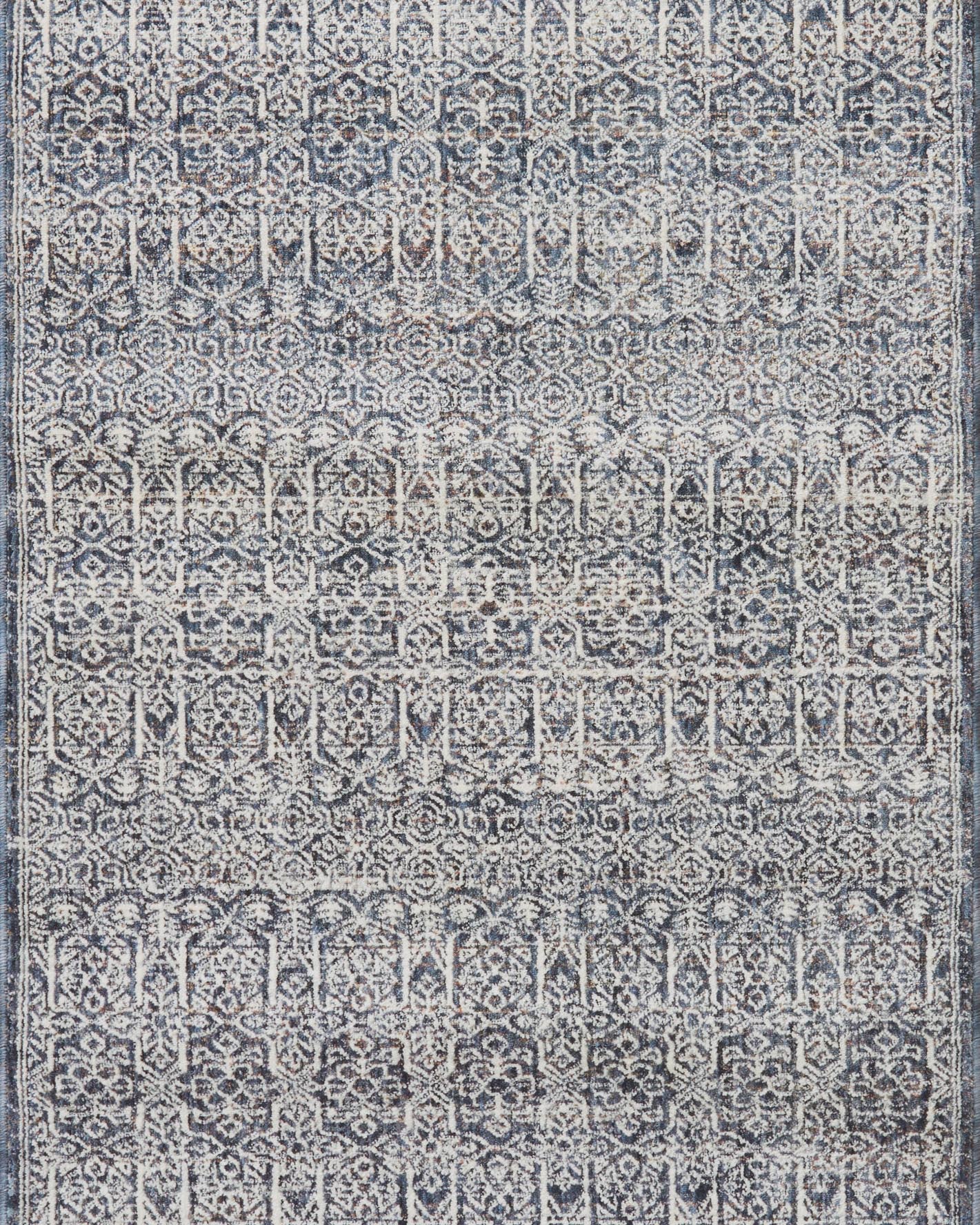 Amber Lewis x Loloi Zuma Denim / Ivory Rug 2-RUGS - patterned Loloi