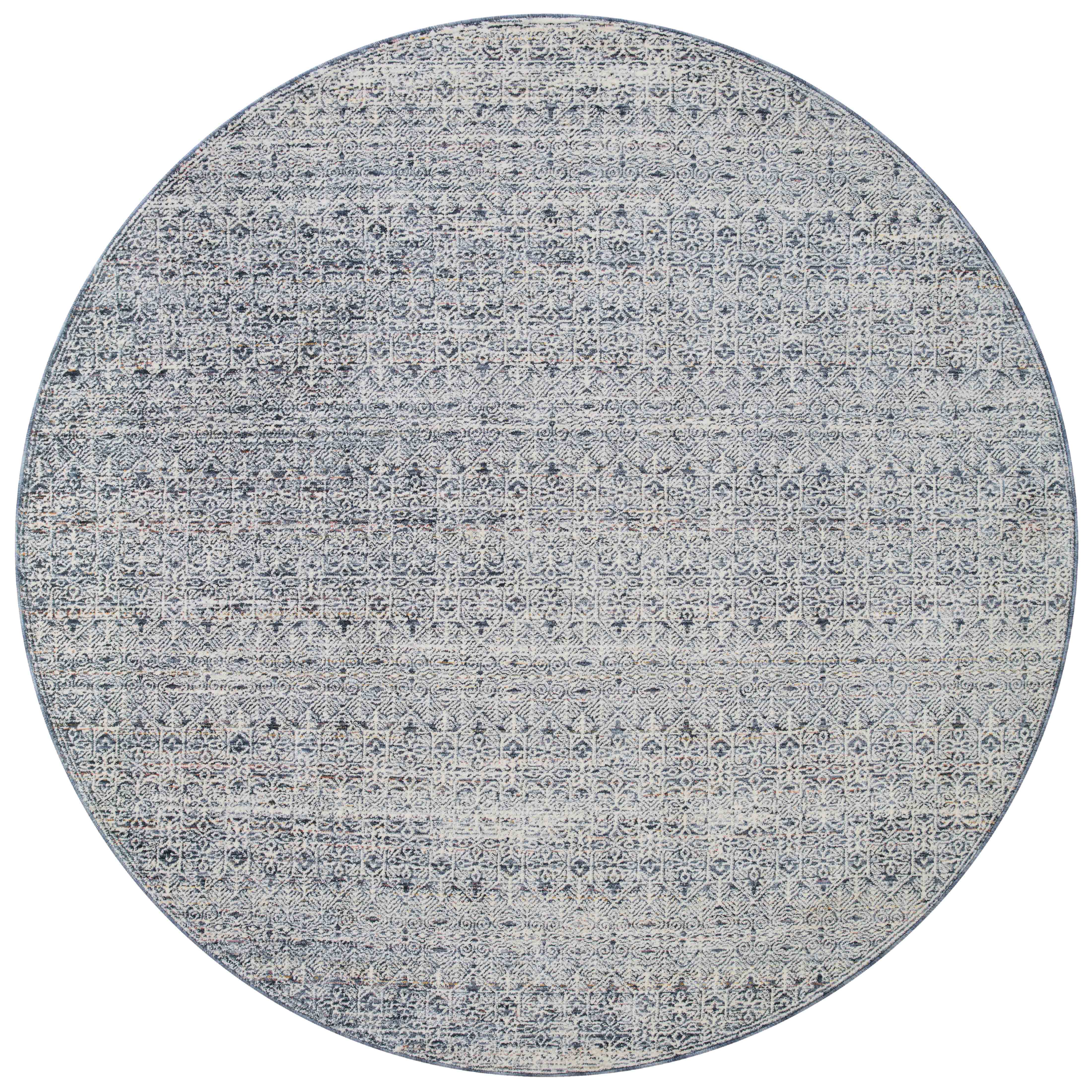 Amber Lewis x Loloi Zuma Denim / Ivory Rug 2-RUGS - patterned Loloi