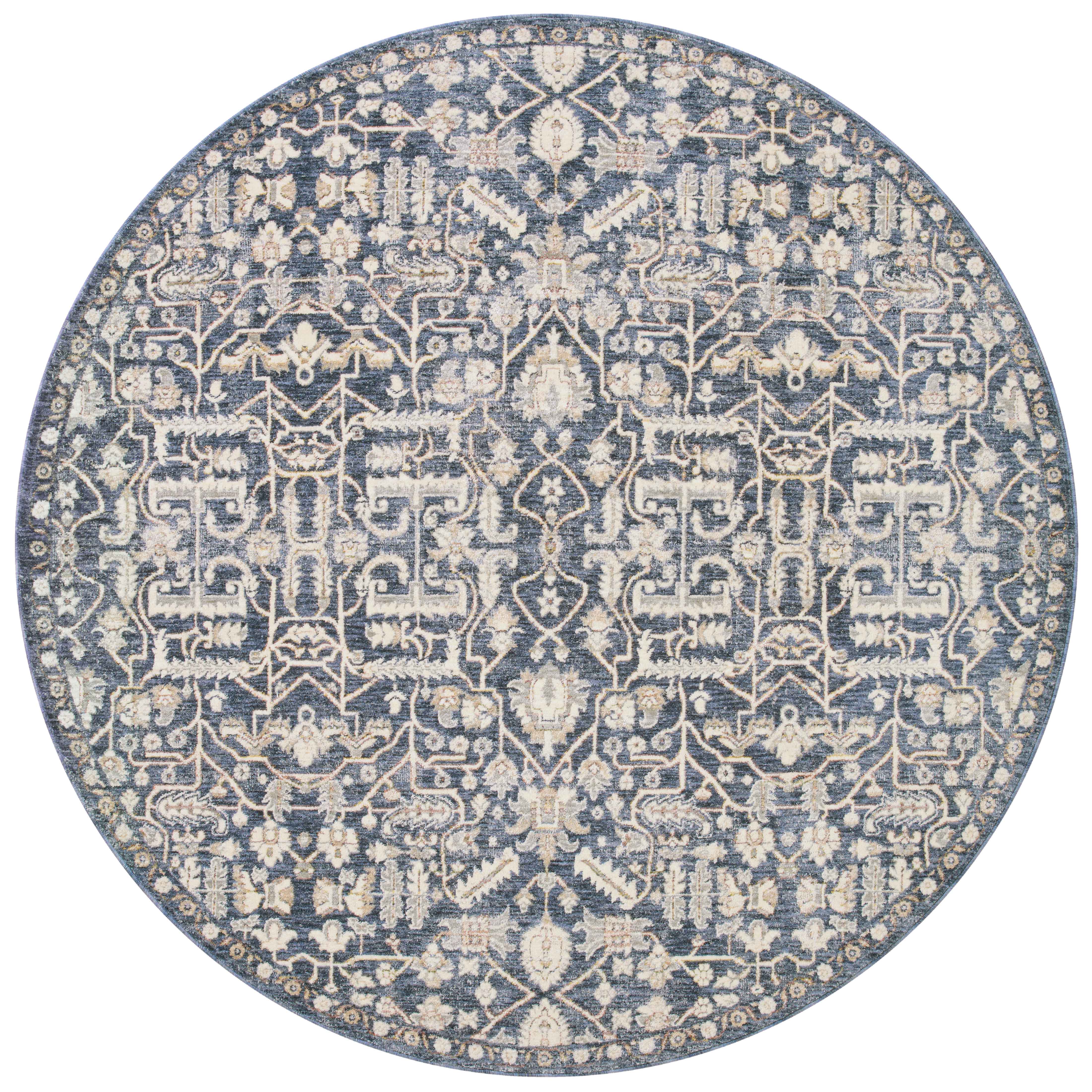 Amber Lewis x Loloi Zuma Blue / Ivory Rug 2-RUGS - patterned Loloi