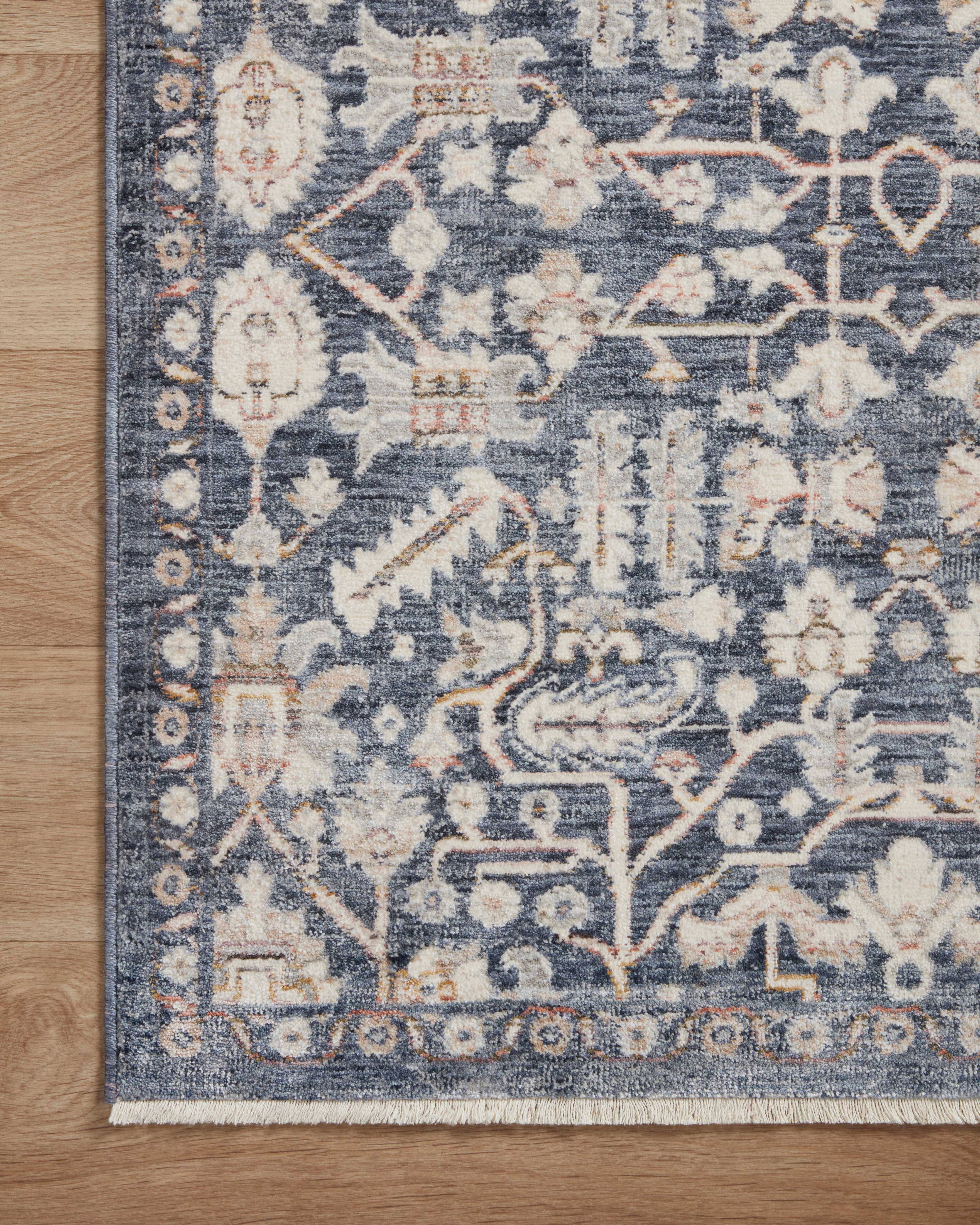 Amber Lewis x Loloi Zuma Blue / Ivory Rug 2-RUGS - patterned Loloi