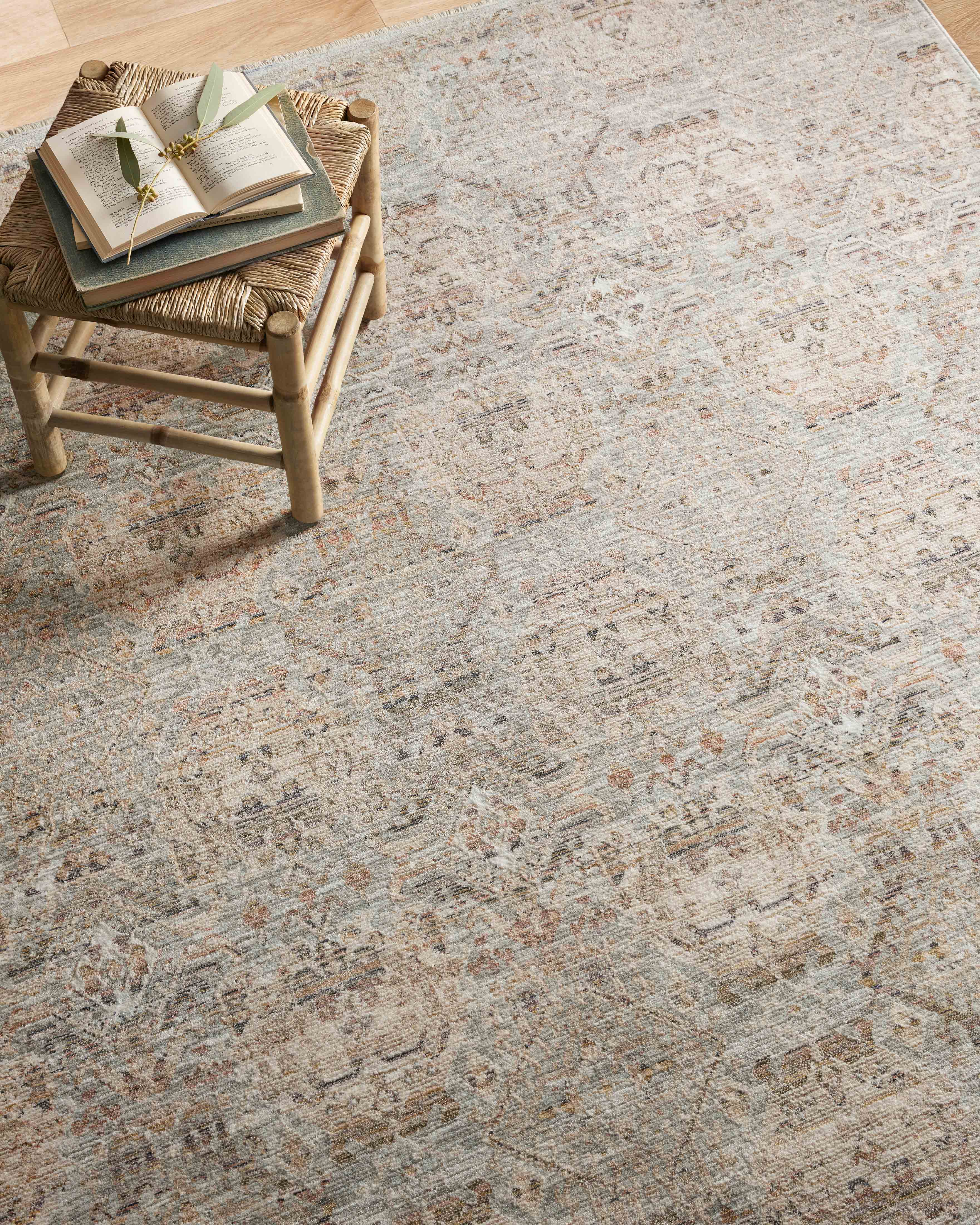 Amber Lewis x Loloi Zuma Silver / Multi 2-RUGS - patterned Loloi