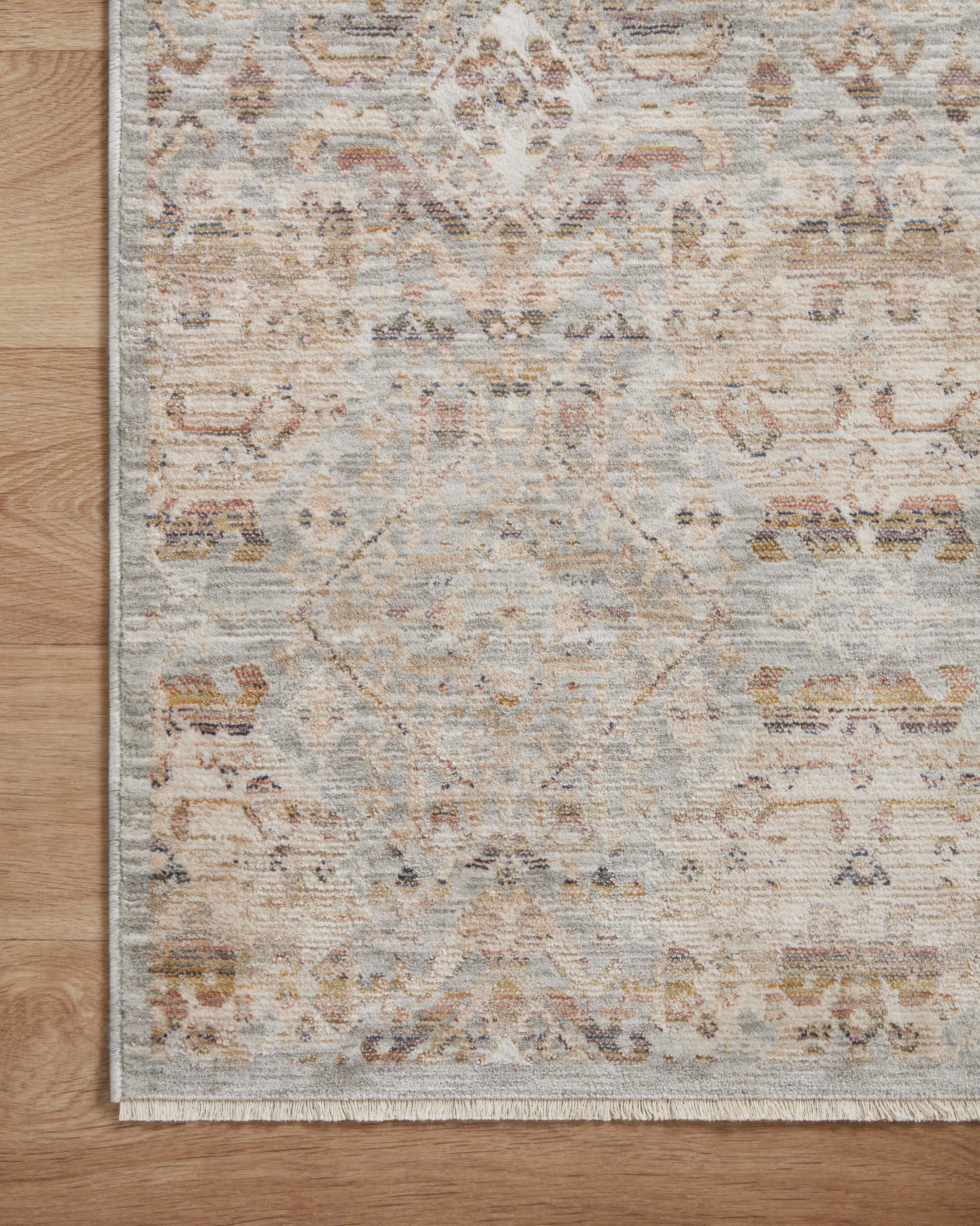 Amber Lewis x Loloi Zuma Silver / Multi 2-RUGS - patterned Loloi