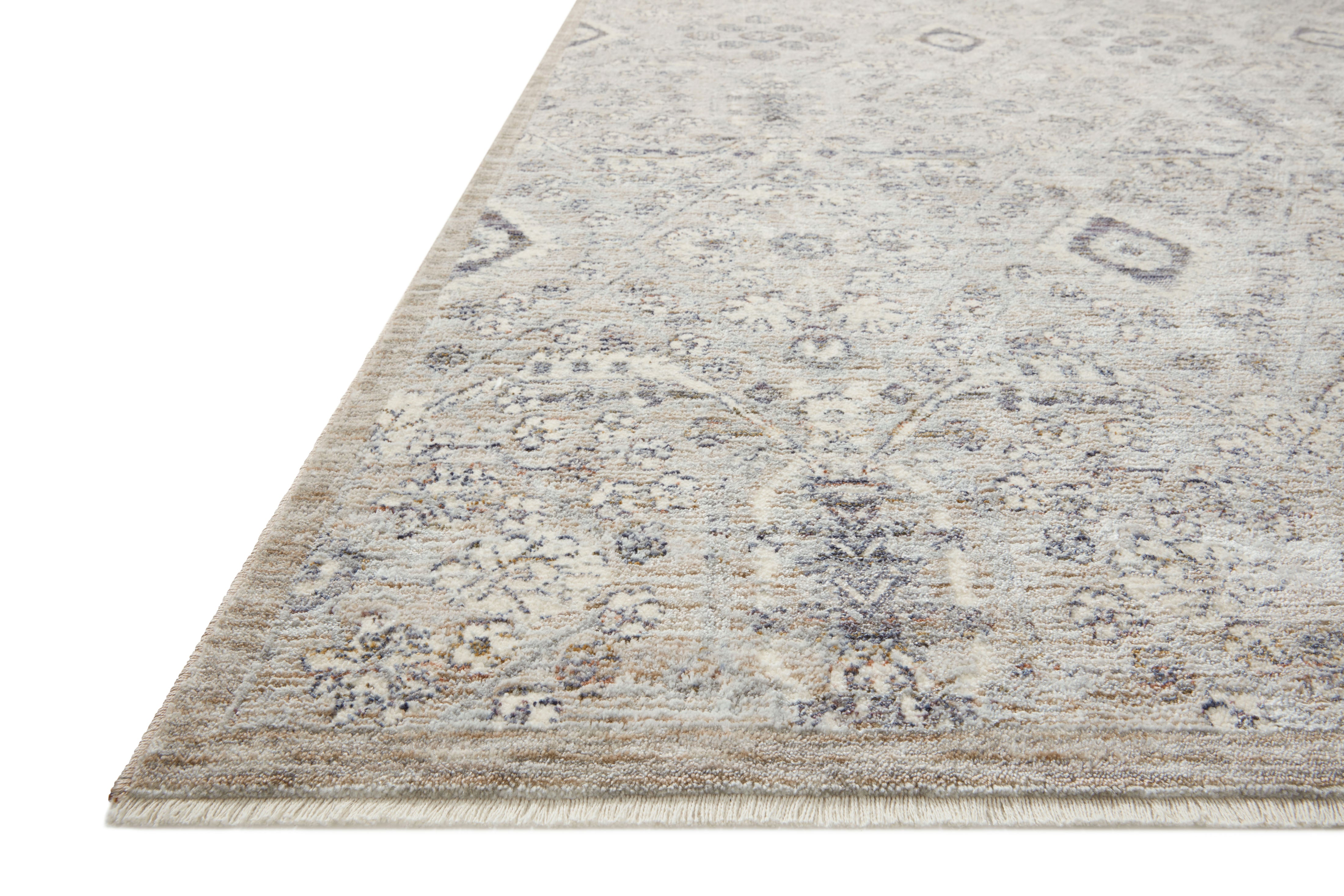 Amber Lewis x Loloi Zuma Silver / Sky 2-RUGS - patterned Loloi
