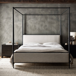 Zade Canopy Bed 10 - a - FURNITURE - dining chair Four Hands