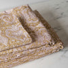 Gold Block Print Duvet Cover Set - Rug & Weave