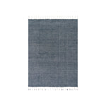 Lioro Plaid Handmade Cotton Rug RUGS - cotton Dash & Albert Charcoal 5' x 8'